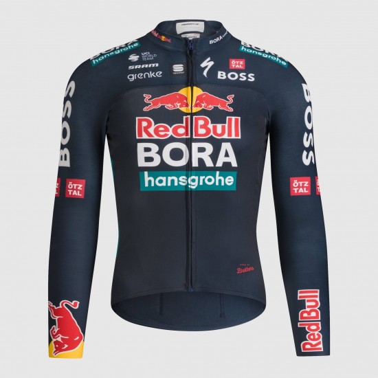 Heren Fietskleding Sportful Redbull Bora-Hansgrohe 2024 Thermisch Shirt met Lange Mouwen
