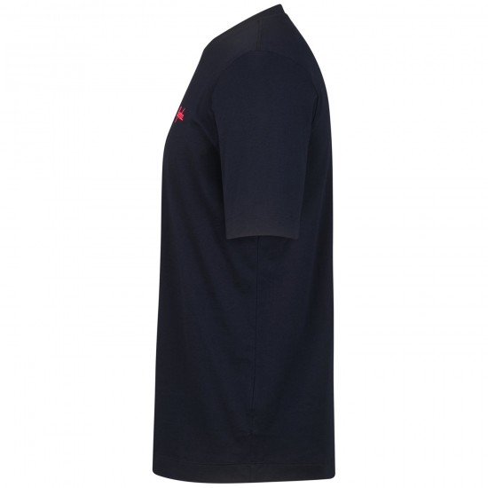 Heren Fietskleding T-shirt Rapha Logo - Blauw Heren Fietskleding T-shirt Rapha Logo - Blauw