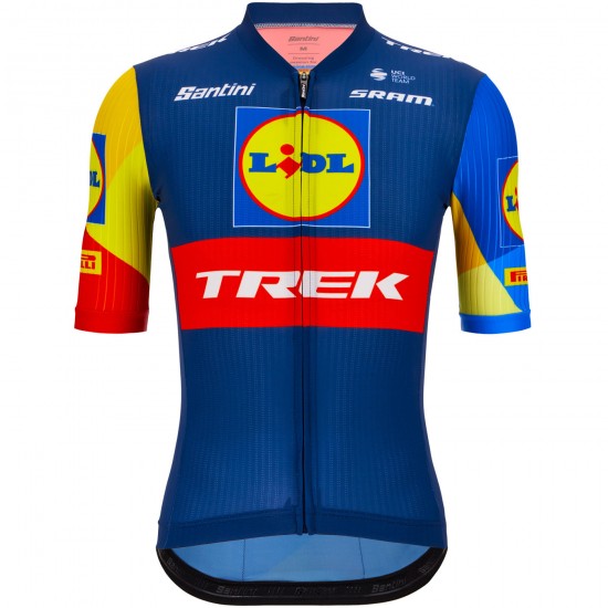 Heren Fietskleding Santini Lidl Trek 2024 Team Original-shirt Heren Fietskleding Santini Lidl Trek 2024 Team Original-shirt