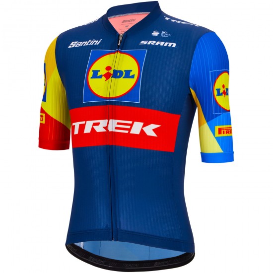 Heren Fietskleding Santini Lidl Trek 2024 Team Original-shirt Heren Fietskleding Santini Lidl Trek 2024 Team Original-shirt