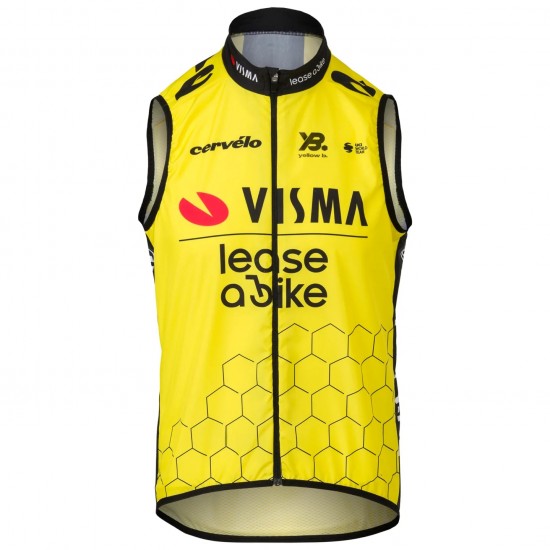 Heren Fietskleding Team Visma Lease a Bike 2025 Wind Vest