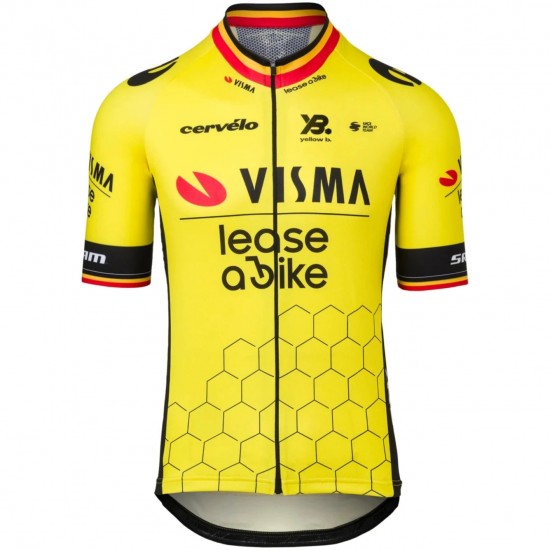 Heren Fietskleding Team Visma Lease a Bike 2025 shirt - Wout Van Aert