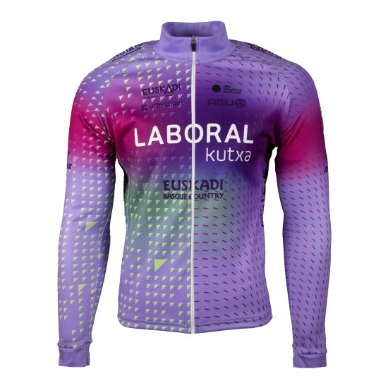 Dames Fietskleding Agu Laboral Kutxa-Fondacion Euskadi 2025 damesshirt met lange mouwen