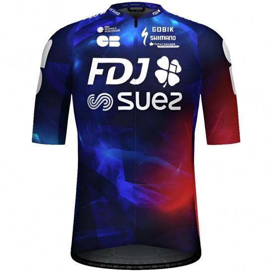 Heren Fietskleding Gobik FDJ Suez 2025 Odyssey Shirt Heren Fietskleding Gobik FDJ Suez 2025 Odyssey Shirt