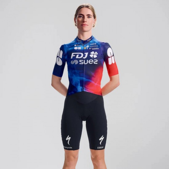 Heren Fietskleding Gobik FDJ Suez 2025 Odyssey Shirt Heren Fietskleding Gobik FDJ Suez 2025 Odyssey Shirt