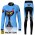 2011 Monton Blue Cat Dame Fietspakken Fietsshirt lange mouw+lange fietsbroeken 3474