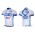 2012 FDJ-BigMatFietsshirt Korte mouw wit blauw 3843