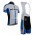 2013 KUOTA Fietspakken Fietsshirt Korte+Korte koersbroeken Bib wit blauw 4190