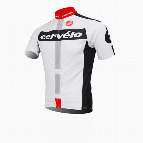 2014 Castelli Cervelo Fietsshirt Korte mouw wit 3779
