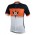 2015 Sportful wit zwart orange Fietsshirt Korte Mouwen 2277