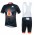 2015 Sportful orange zwart Fietskleding Set Fietsshirt Korte Mouwen+Fietsbroek Bib Korte 2268