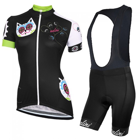 2015 Dames Nalini Cat color Dames Fietskleding Fietsshirt Korte+Korte fietsbroeken Bib 3605