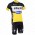 2016 QUICK STEP Pro Fietskleding Fietsshirt Korte+Korte fietsbroeken Geel 20160062