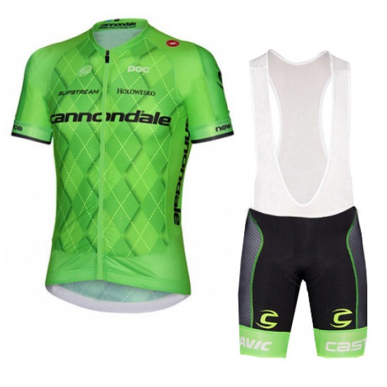 2016 Cannondale Fietskleding Fisshirt Korte Mouw+Korte Fisbroeken Bib 02 20160009