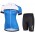 NALINI PRO Dames Cycle blauw Fietskleding Fietsshirt Korte+Korte fietsbroeken 20161001