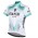 Bianchi Milano Tuela Dames Fietsshirt Korte Mouw wit celeste 20160922