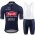 alpecin fenix 2020 Blauw Fietskleding Fietsshirt Korte Mouw+Korte Fietsbroeken Bib 2021139
