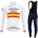 Spanish Astana Pro Team 2021 Fietskleding Fietsshirt Lange Mouw+Lange Fietsbroek Bib 20210351