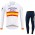 Spanish Astana Pro Team 2021 Fietskleding Fietsshirt Lange Mouw+Lange Fietsbroek Bib 20210352