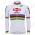 2021 Alpecin Fenix World Champion wit Fietsshirt Lange Mouw 82