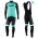 2022 Bianchi Milano Piantedo Green Thermal Fietskleding Fietsshirt Lange Mouw+Lange Fietsbroek Bib g1ENC