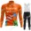 euskadi euskaltel 2022 Pro Team Fietskleding Fietsshirt Lange Mouw+Lange Fietsbroek Bib 2022122535