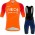 ineos grenadier Tour De France 2022 Team Fietskleding Fietsshirt Korte Mouw+Korte Fietsbroeken Bib Orange 202225