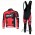 BMC Racing Pro Team Fietspakken Fietsshirt lange+lange fietsbroeken Bib zeem rood 4407