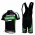 Cannondale Pro Team Fietsshirt Korte mouw Korte fietsbroeken Bib met zeem Kits groen zwart 4224