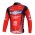 Giant Sram Pro Team Fietsshirt lange mouw rood zwart 4467