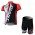 Giant Sram Pro Team Fietsshirt Korte mouw Korte fietsbroeken met zeem Kits rood wit zwart 4089