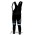 Leopard trek Pro Team lange fietsbroeken Bib met zeem wit zwart 4712