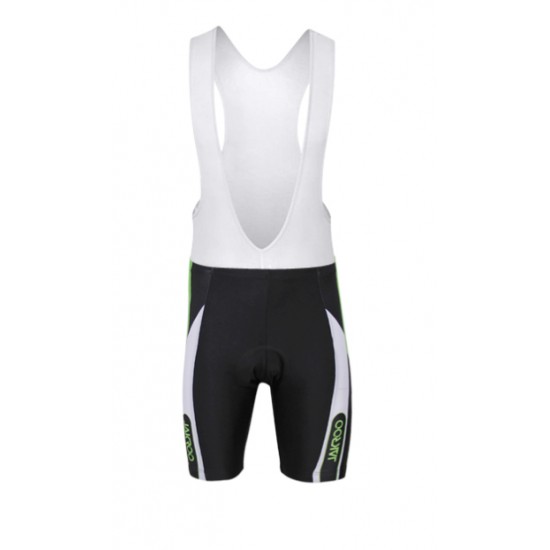 Merida 2014 Korte fietsbroeken Bib met zeem Black groen 1117