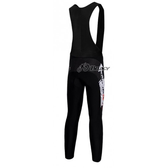 Nalini Pro Team lange fietsbroeken Bib met zeem wit zwart 401
