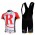 RadioShack Trek Pro Team Fietspakken Fietsshirt Korte+Korte koersbroeken Bib rood wit 4313