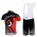 Scott Racing Team Fietspakken Fietsshirt Korte+Korte koersbroeken Bib zwart rood 4321