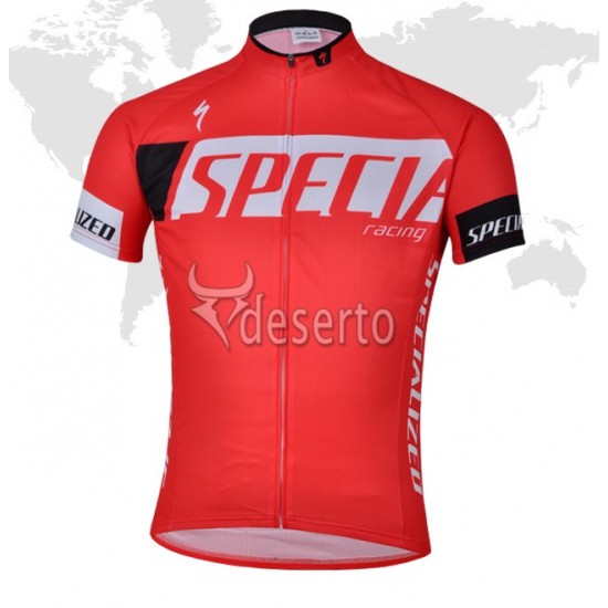 Specialized Racing Fietsshirt Korte mouw rood 1175
