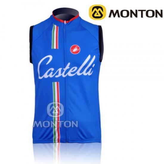 2011 CASTELLI blauw Fietsshirt Zonder Mouwen 3976