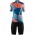 Dames CRAFT Hale Graphic Wielerkleding Wielershirt Korte Mouw+Korte Fietsbroeken Blauw Orange CFWEV CFWEV