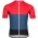 2020 POC Essential Road Light Fietsshirt Korte Mouw Blauw Rood U1M2T U1M2T