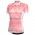 2020 Dames RH+Lab Fietsshirt Korte Mouw Rood Wit K2TCL K2TCL