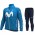 2021 Movistar Pro Team Fietskleding Fietsshirt Lange Mouw+Lange Fietsbroek Bib 1002