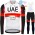 2021 Winter Fleece UAE Emirates Pro Team Fietskleding Fietsshirt Lange Mouw+Lange Fietsbroek Bib 966