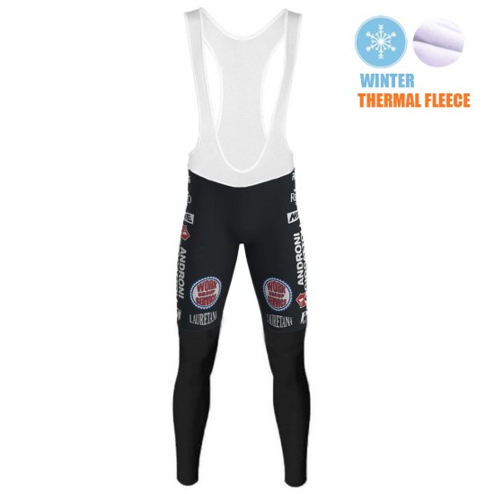 2021 Winter Fleece ANDRONI GIOCATTOLI Team Lange Fietsbroek Bib 696