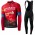 2021 Bahrain Victorious Pro Team Fietskleding Fietsshirt Lange Mouw+Lange Fietsbroek Bib 749