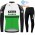 2021 Winter Fleece kern pharma Pro Team Fietskleding Fietsshirt Lange Mouw+Lange Fietsbroek Bib 995