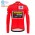 2021 Winter Fleece Jumvo Visma Spanish Pro Team Fietsshirt Lange Mouw 874