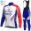 GROUPAMA FDJ Winter Thermal Fleece 2021 Wielerkleding Set Fietsshirts Lange Mouw+Lange Fietsrbroek Bib 2021385