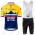 Jumbo Visma 2021 SLOVAKIAN Wielerkleding Set Fietsshirts Korte Mouw+Korte Wielerbroek Bib 2021207