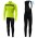 2019 Casteli Puro 3 geel Thermo Wielerkleding Set Wielershirts lange mouw+fietsbroek lang met STRV745
